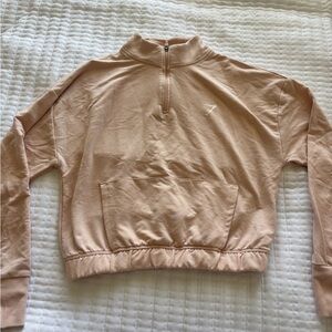 Gymshark Peach Pink Half-Zip Pullover